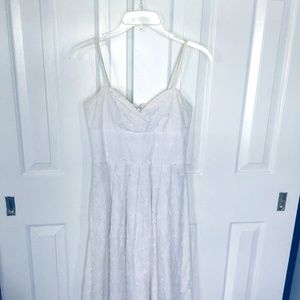 Strappy White Lace Flared Sun Dress Lily Pulitzer